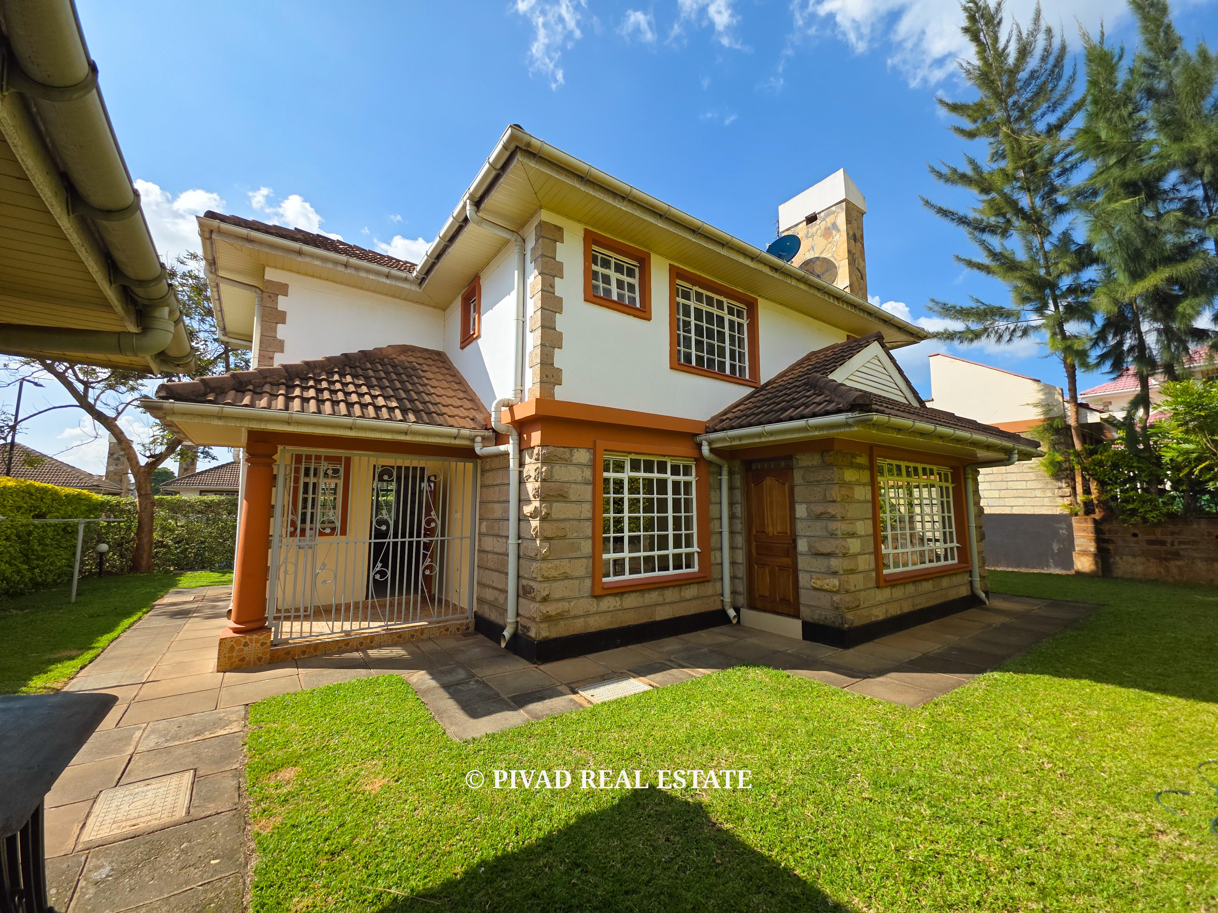 4 bedroom House available for Rent in Runda Paradise