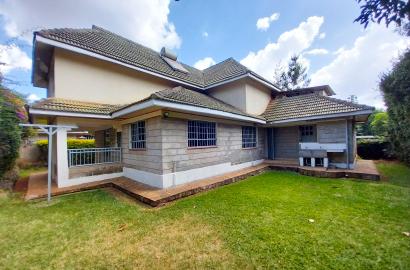 4 Bedroom House, All En-suite with a Dsq For 2 Available For Rent - Off Kiambu Road