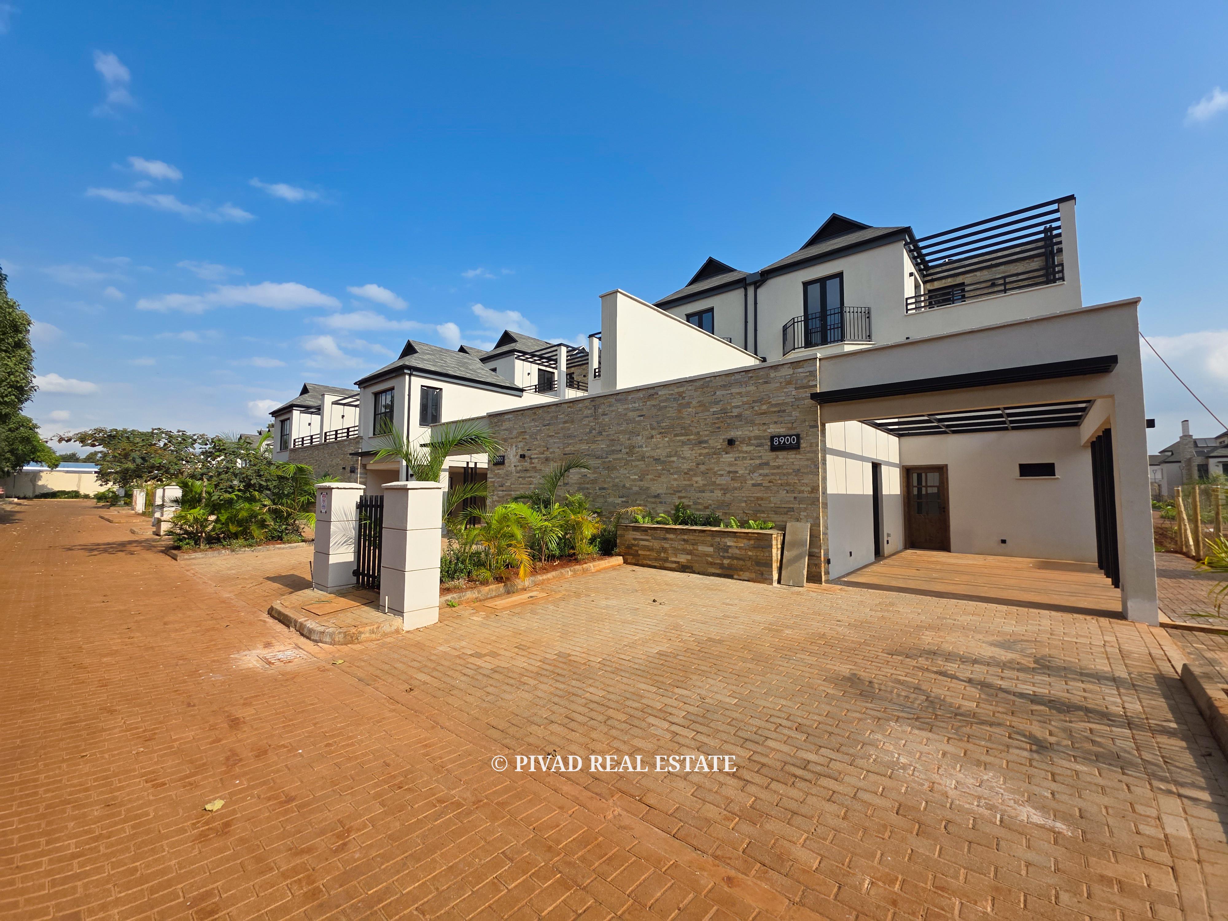 Newly built 3 bedroom Villa for Sale in Palm Valley Estate Runda