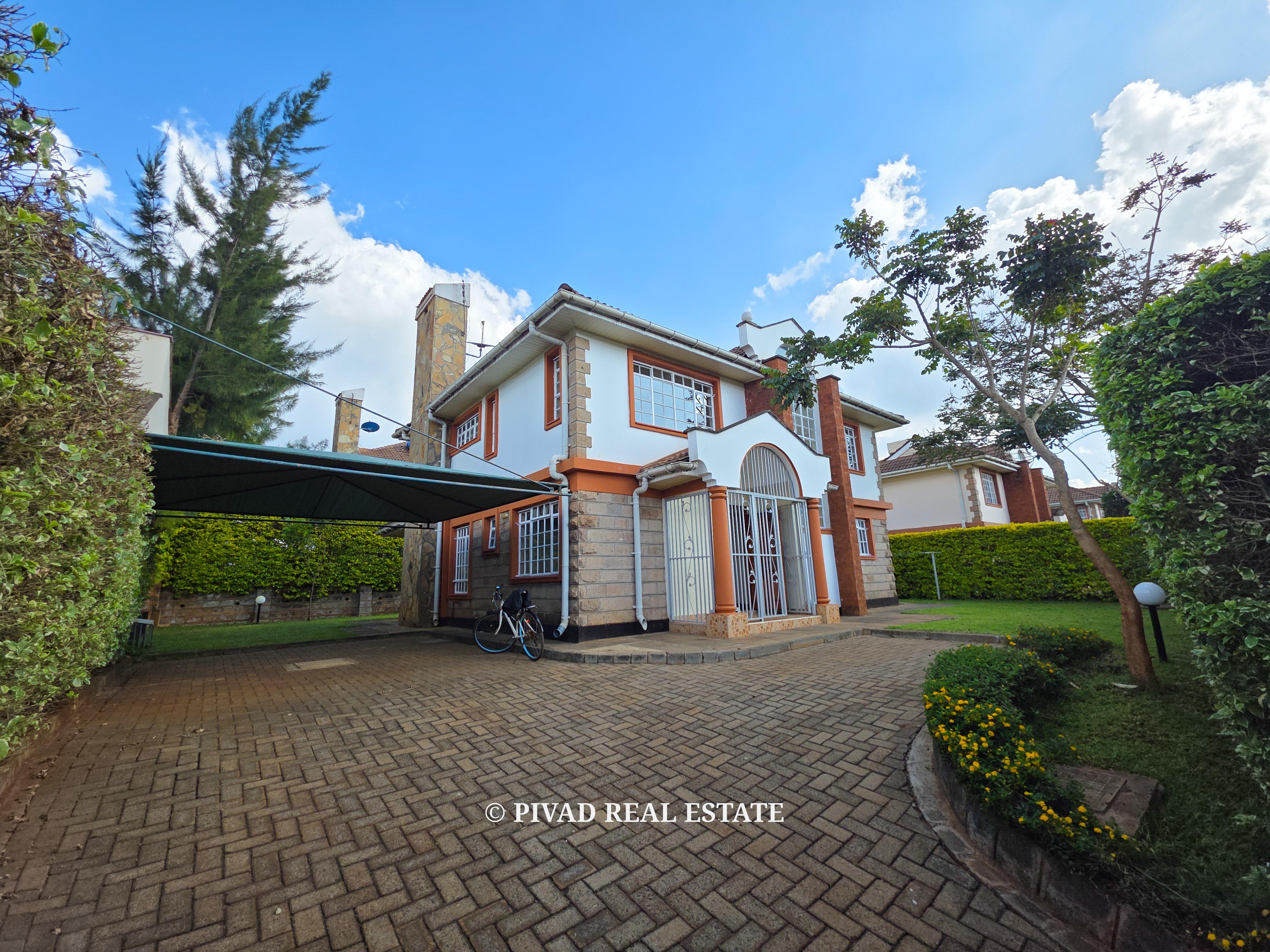 4 bedroom House available for Rent in Runda Paradise